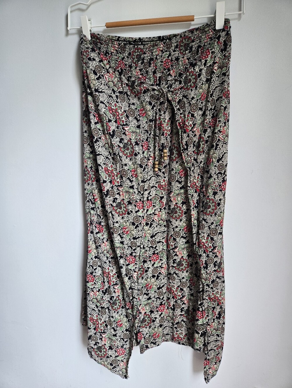 DENIM & SUPPLY Lightweight Cropped Wide-Leg Pants With Wrap-style Front Panel